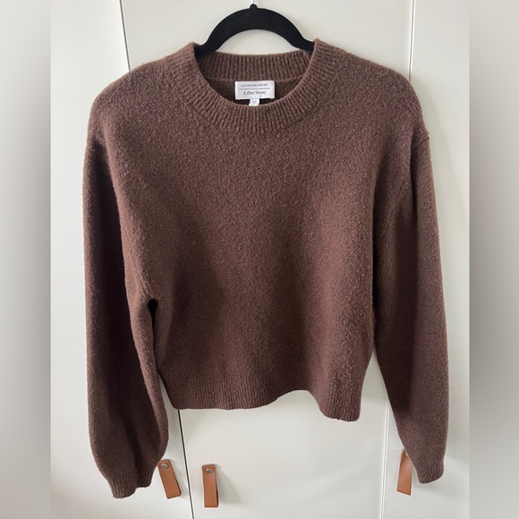 Cropped Relaxed Sweater - Picture 1 of 5